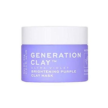 Generation Clay Ultra Violet Brightening Purple Clay Mask, 2.1 oz. / 60g