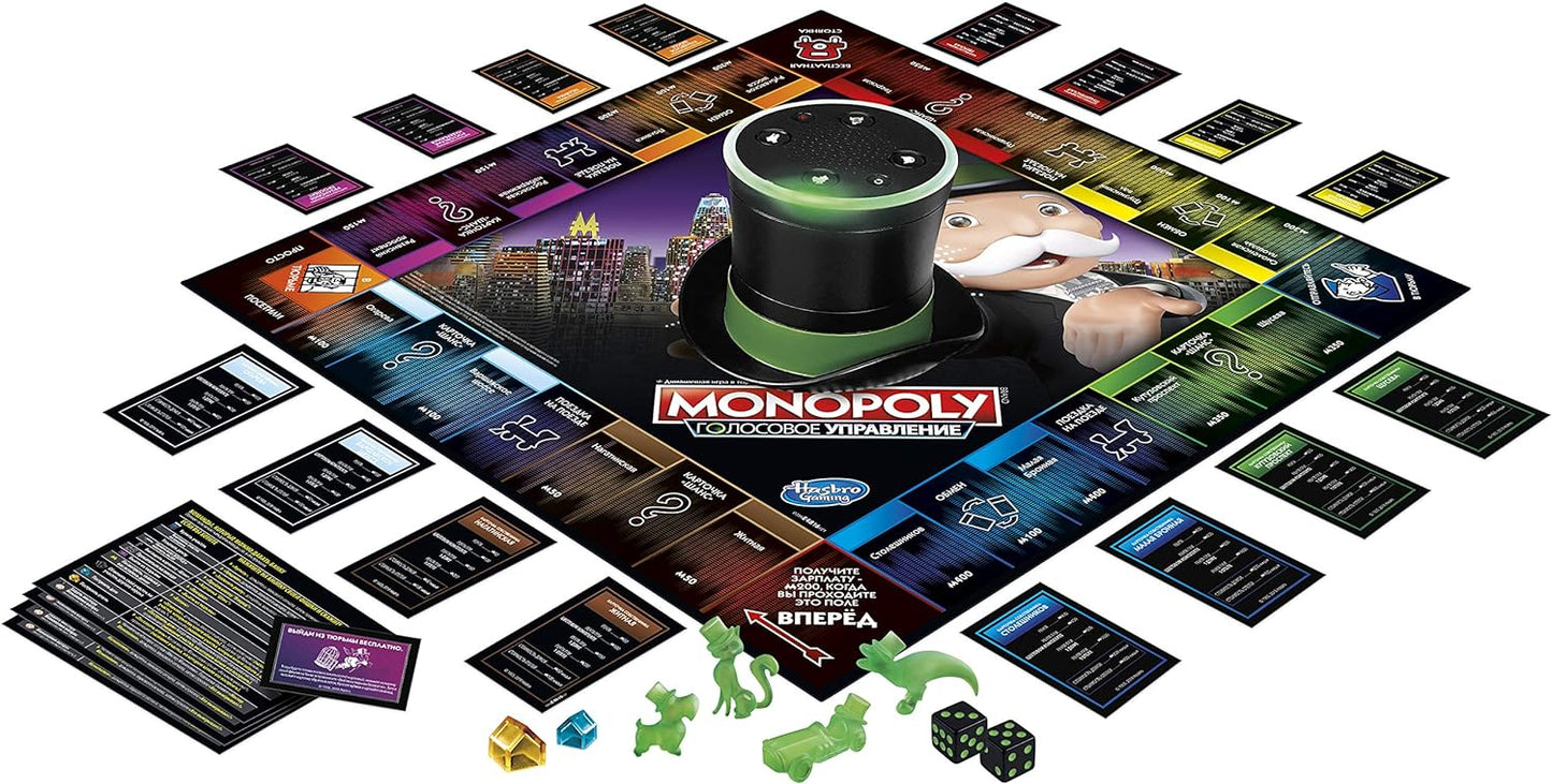 Hasbro Gaming Monopoly Voice Banking Electronic Family Board Game