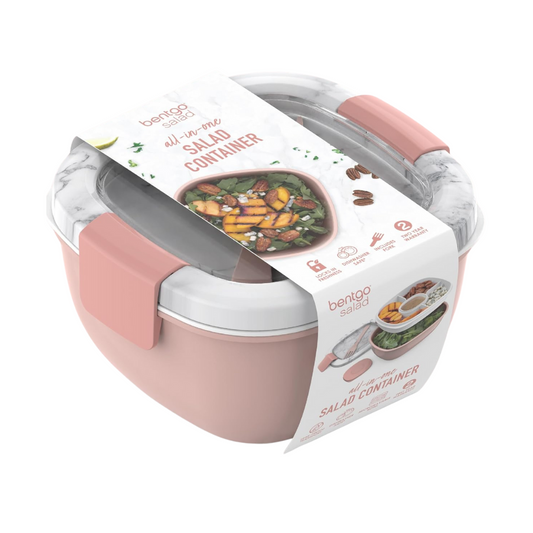 Bentgo All-in-One Salad Container (Blush Marble)