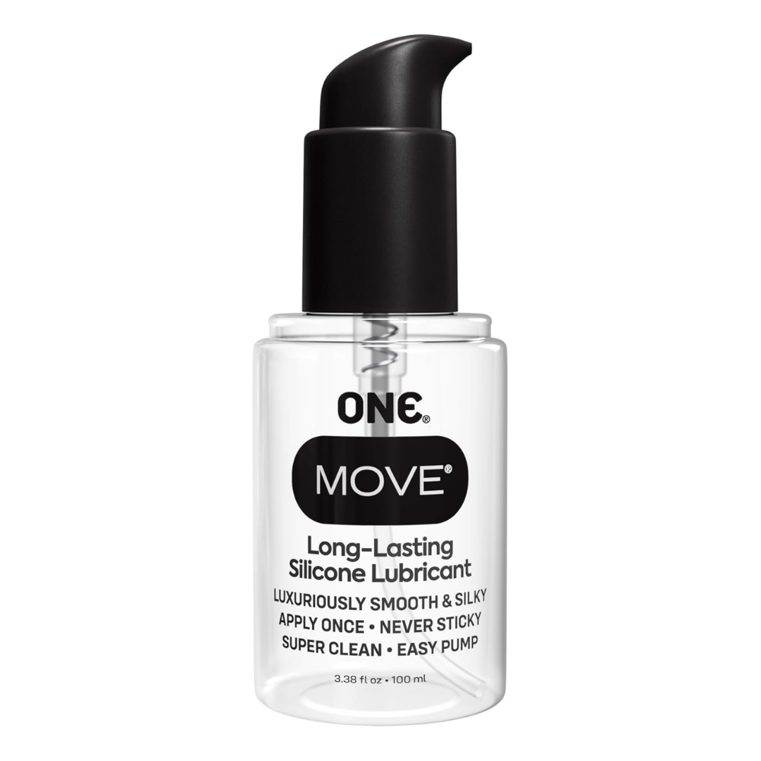 One Move Long-Lasting Silicone Personal Lubricant, 3.38 oz / 100 ml