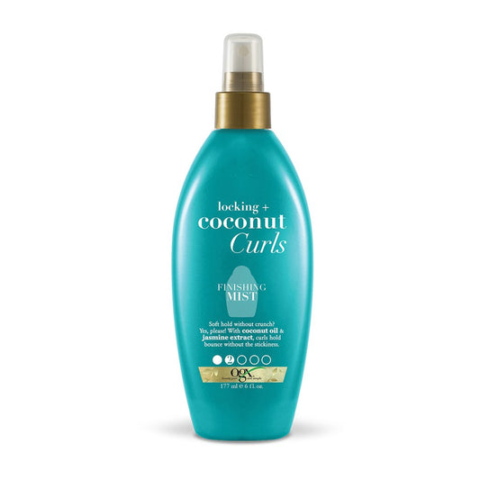 OGX Locking + Coconut Curls Finishing Mist, 6 fl oz / 177 ml