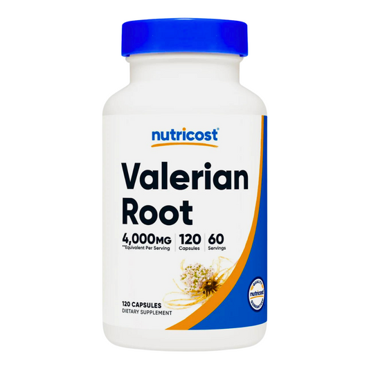 Nutricost Valerian Root 4000mg Supplement 120 Capsules