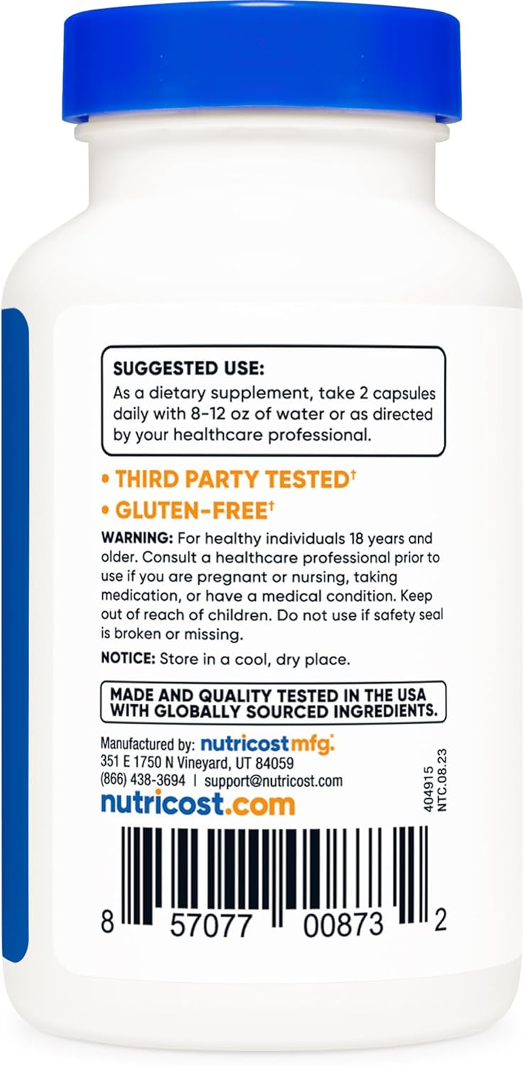 Nutricost Valerian Root 4000mg Supplement 120 Capsules