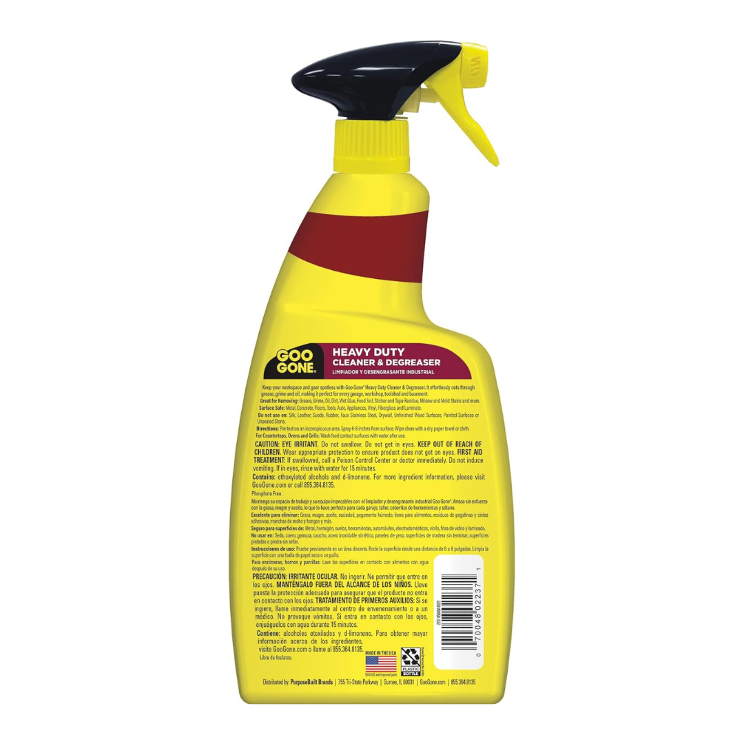 Goo Gone Heavy Duty Cleaner & Degreaser Citrus Cleaning Power 32 fl oz / 946ml