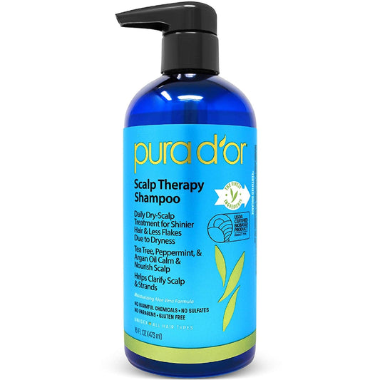 PURA D'OR Scalp Therapy Shampoo 16oz