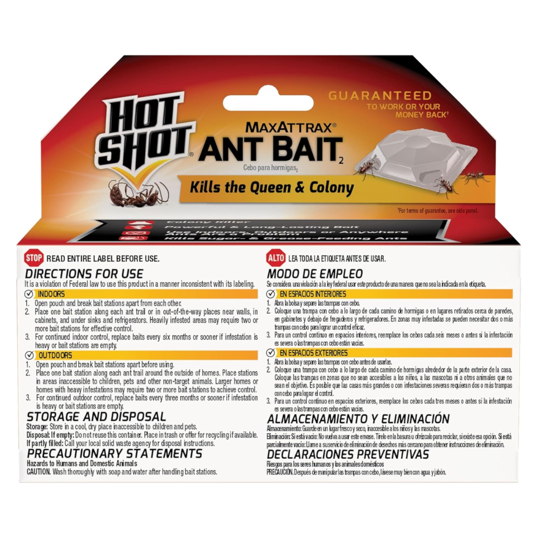 Hot Shot MaxAttrax Ant Bait, 8 Count