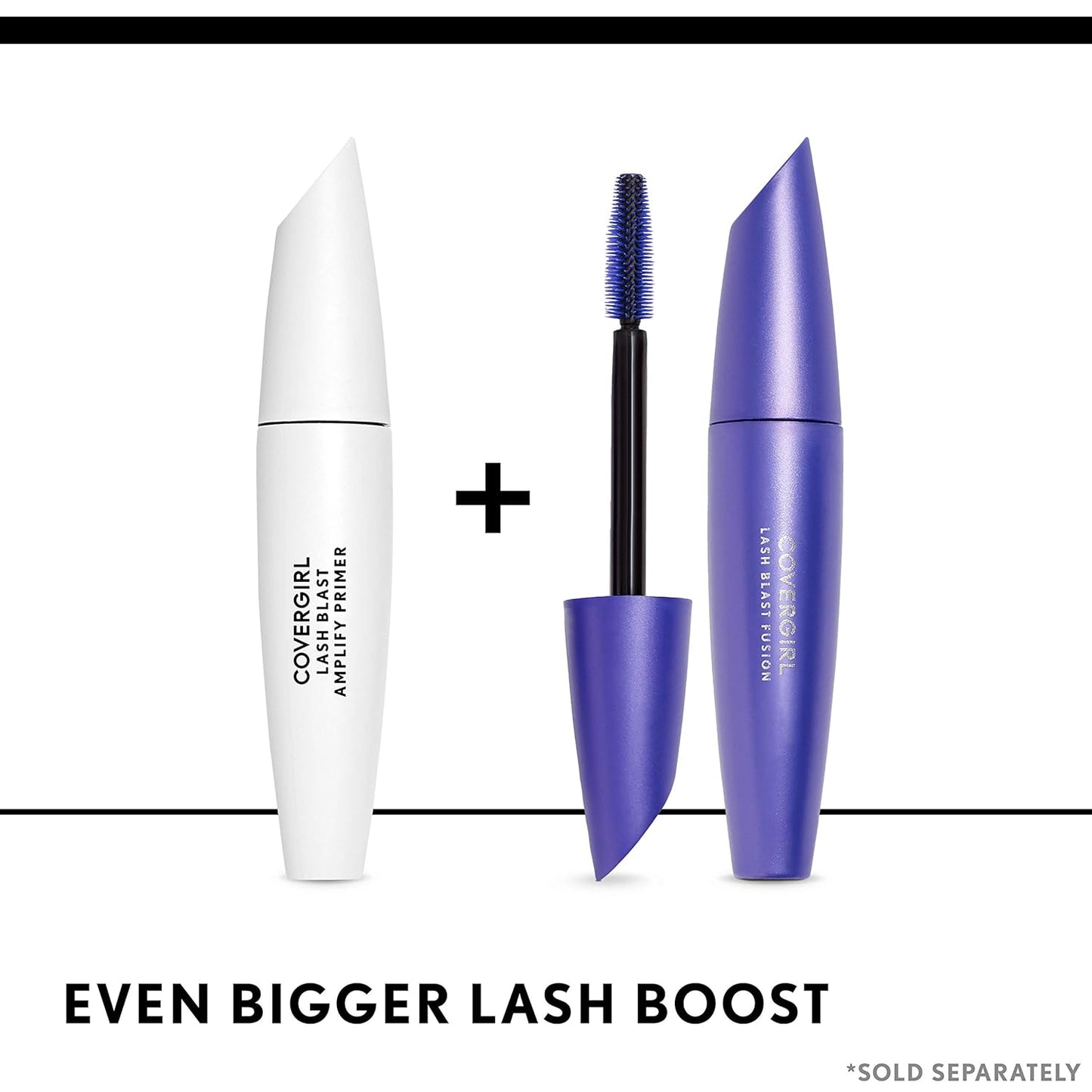 Covergirl Lash Blast Amplify Primer 780 Neutral White and Fusion Mascara 860 Very Black Value Pack, 13.1 ml / 0.44 fl. oz.