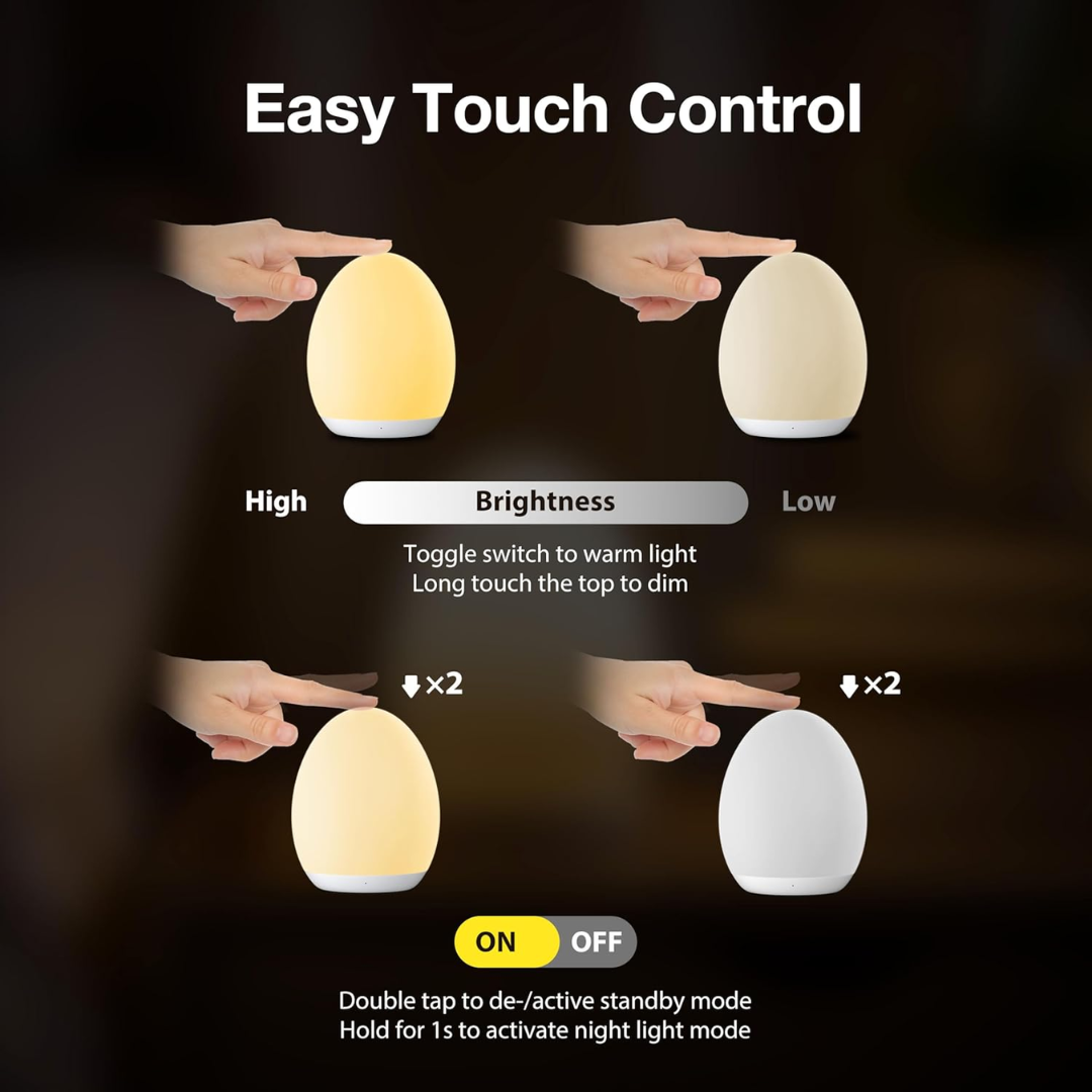 JolyWell Baby Night Light JW-CL002, White