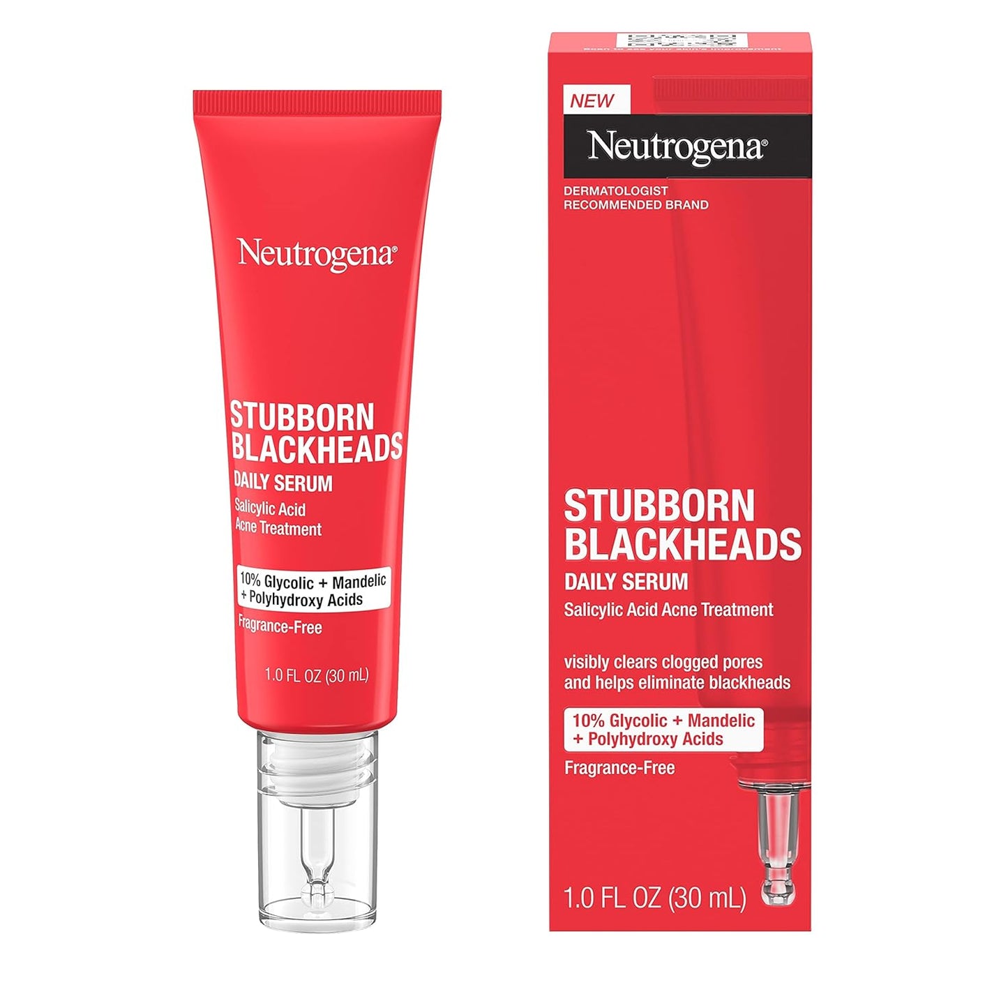 Neutrogena Stubborn Blackheads Daily Serum Acne Treatment 30ml