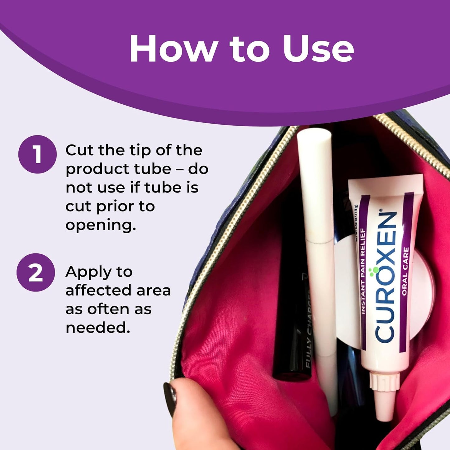 Curoxen Mouth Sore Relief Ointment 0.42 oz / 11.9g