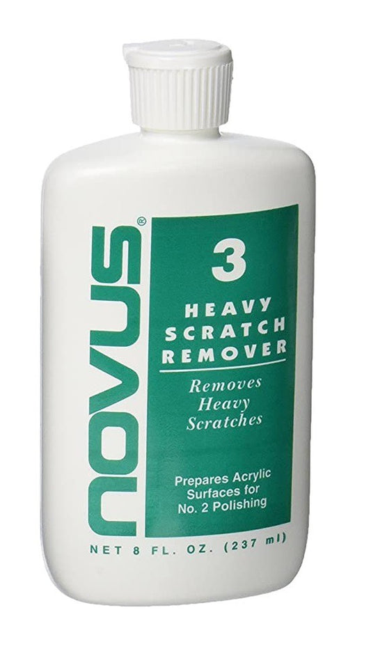 Novus Plastic Polish No. 3 Heavy Scratch Remover 8 fl oz / 237 ml