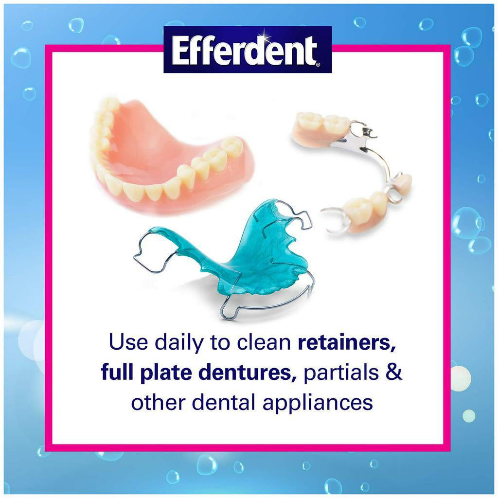 Efferdent Denture Cleanser Tablets, Complete Clean, 44 Tablets