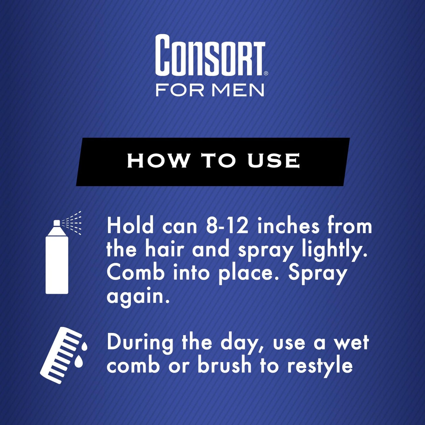 Consort Extra Hold Hair Spray For Men, 235 g / 8.3 oz