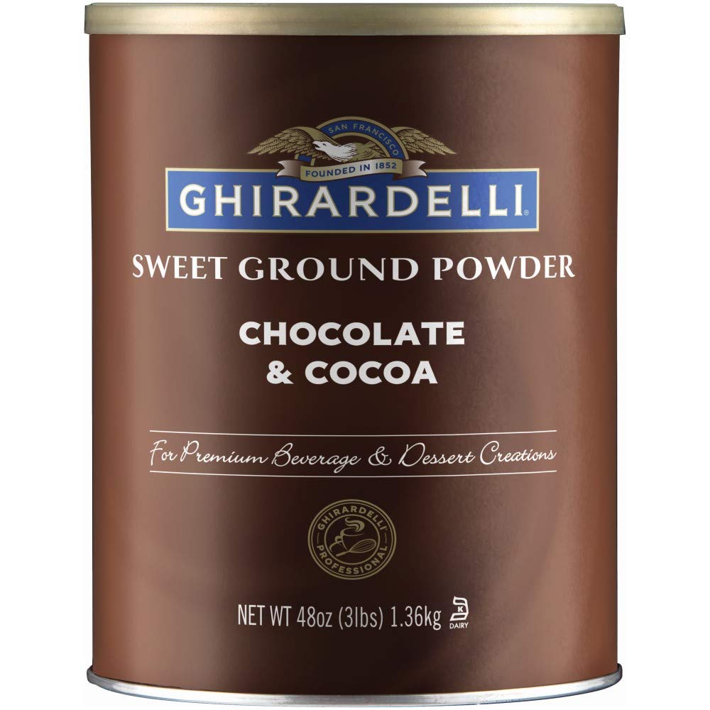 Ghirardelli Sweet Ground Powder for Premium Beverage & Dessert Creations, 3 lbs