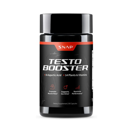 SNAP Testo Booster + 14 Plants & Vitamins, 90 Capsules