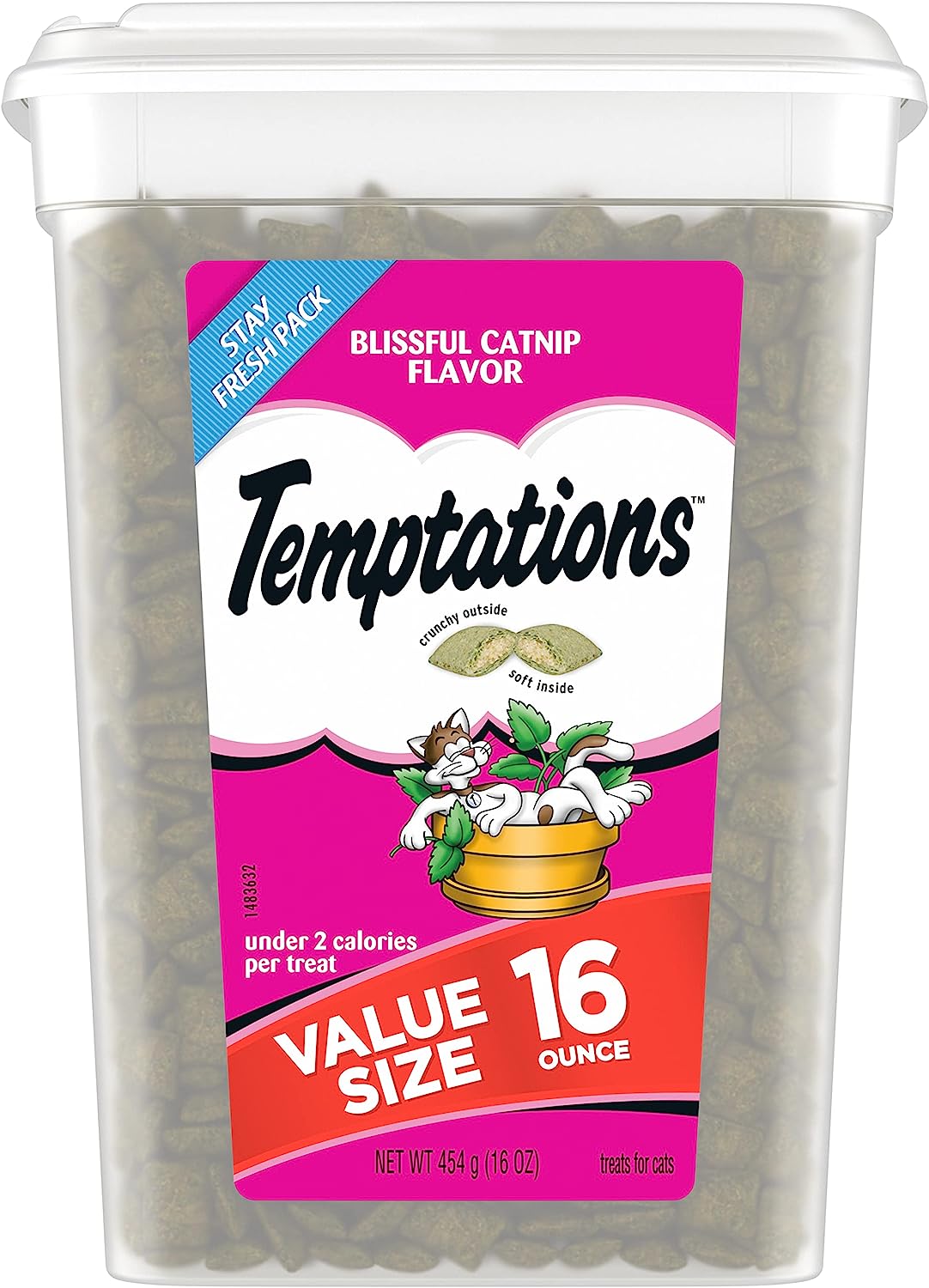 Temptations MixUps Catnip Fever Treats for Cats Value Size 16 Oz