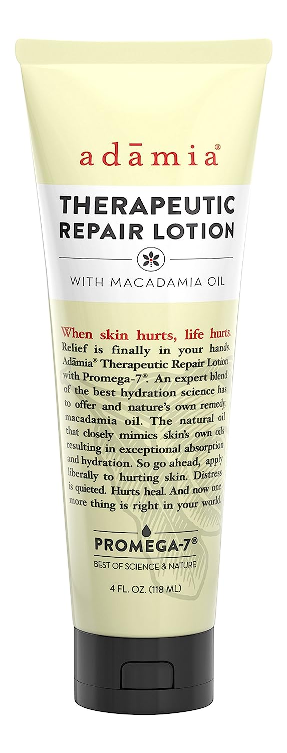 Adamia Therapeutic Repair Lotion with Macadamia Nut Oil 4fl.oz./118ml ...