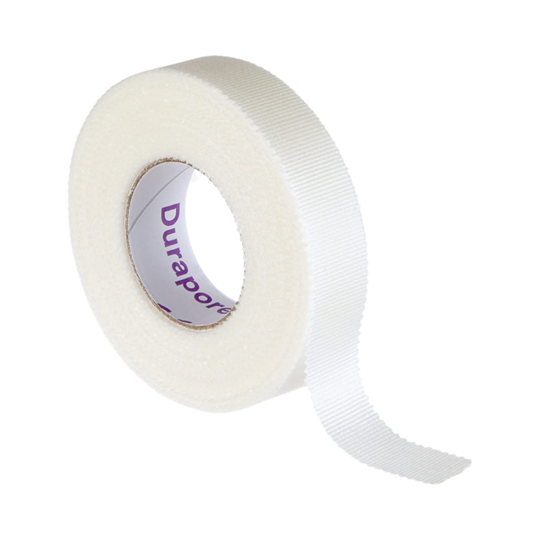 3M Durapore Silk-Like Cloth Medical Tape, White, 1/2 Inch x 10 Yard