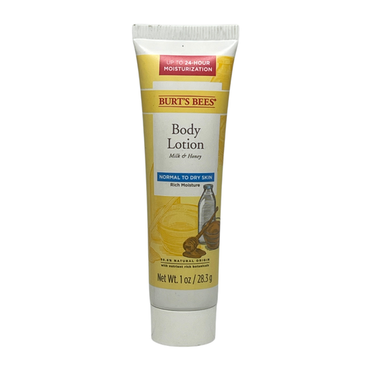 Burt's Bees Body Lotion for Normal to Dry Skin, 1 oz / 28.3 g