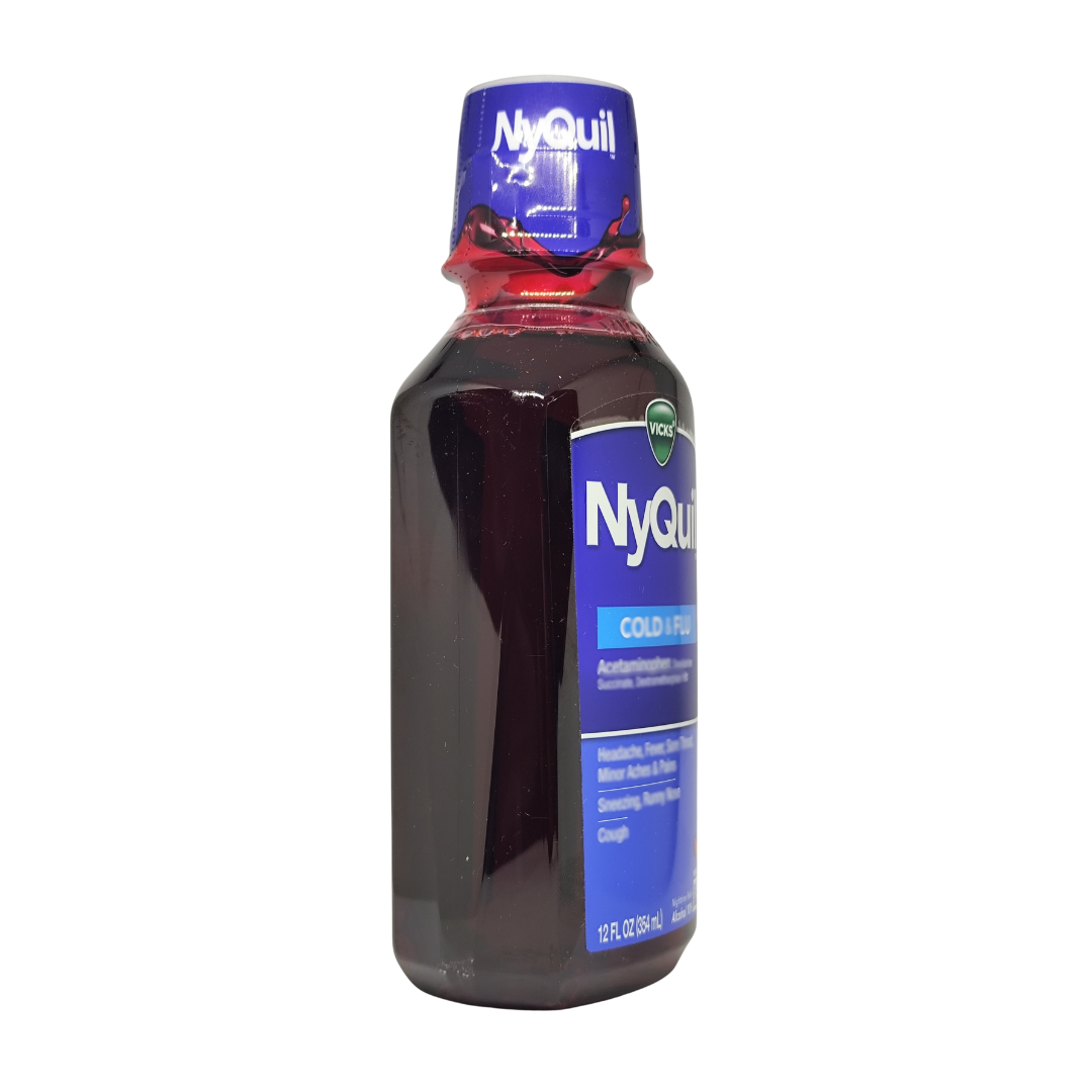 Vicks NyQuil Nighttime Liquid, 12 fl. oz. / 354 ml
