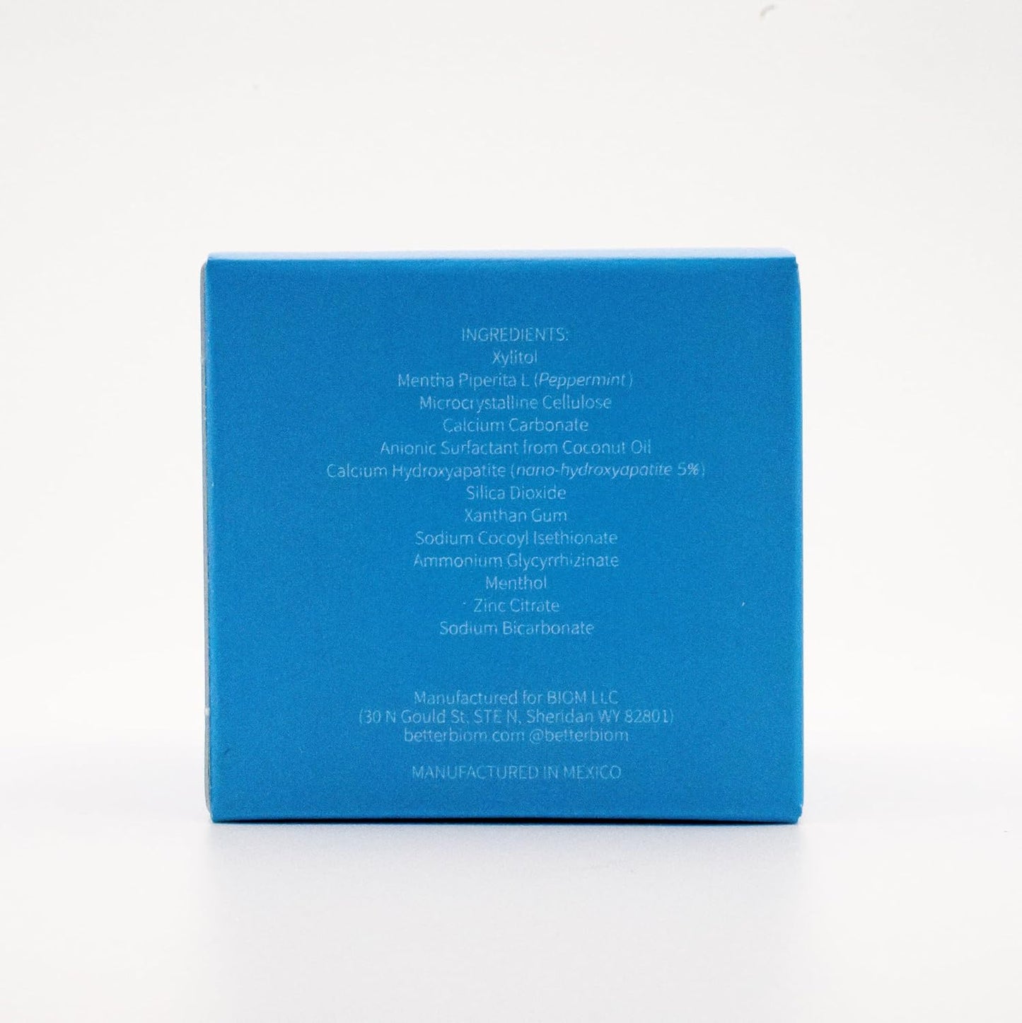 Biom Nobs Toothpaste without the BS, Classic Mint, 62 Nobs