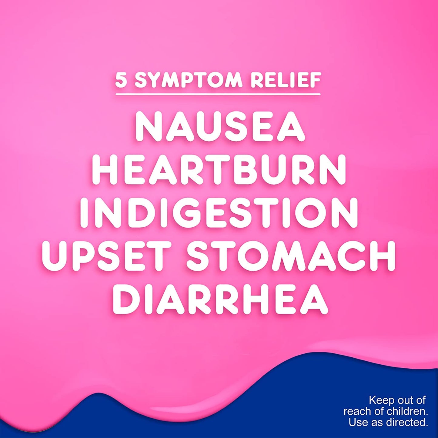 Pepto Bismol Ultra 5 Symptom Relief Liquid, Original, 12 fl.oz / 354ml
