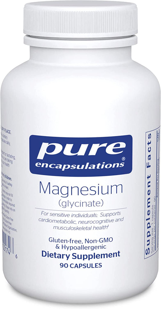 Pure Encapsulations Magnesium Glycinate Gluten-Free 90 Capsules