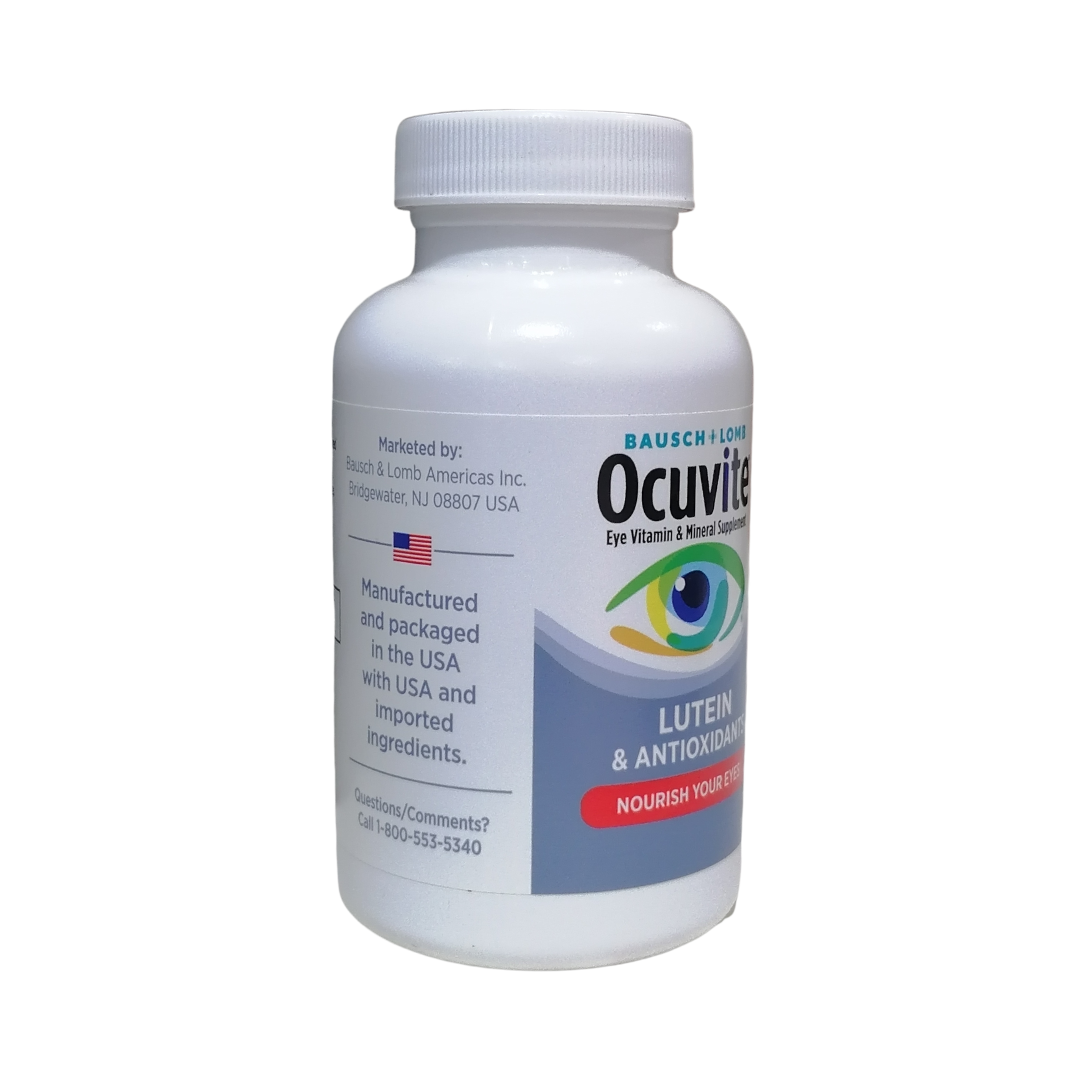 Bausch + Lomb Ocuvite Lutein & Antioxidants, 120 Tablets