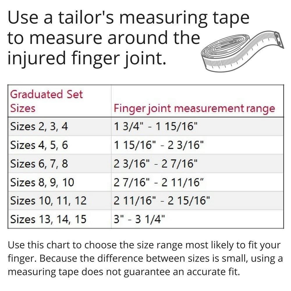 Oval 8 Finger Splint Graduated Set (Sizes 2, 3, 4)