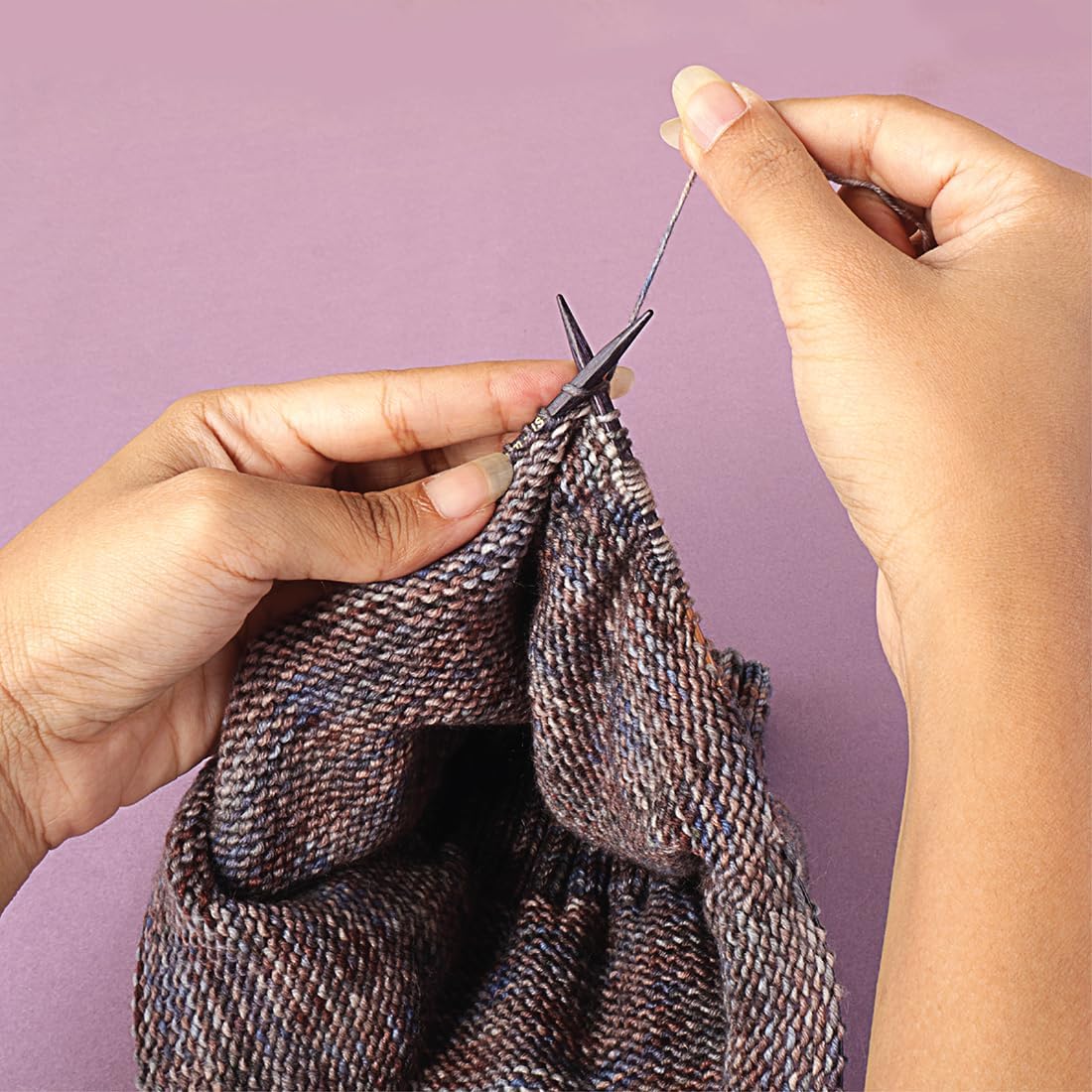 KnitPro Jadore Cubics Deluxe Interchangeable Needle Set, 13 cm - (19301)