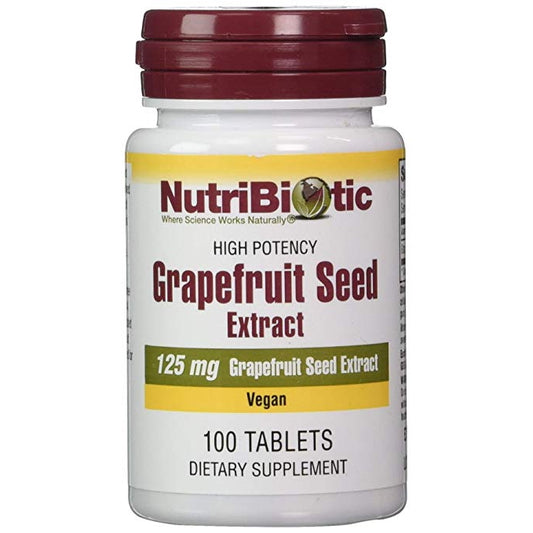NutriBiotic High Potency Grapefruit Seed Extract 100 Tablets