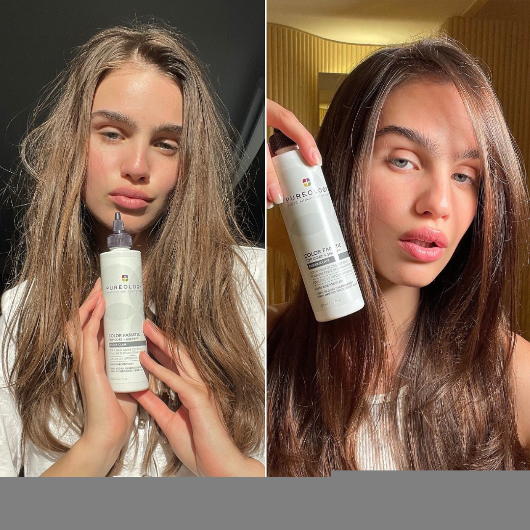 Pureology Professional Color Care Fanatic Top Coat + Sheer 6.7 fl oz / 200ml : Clear