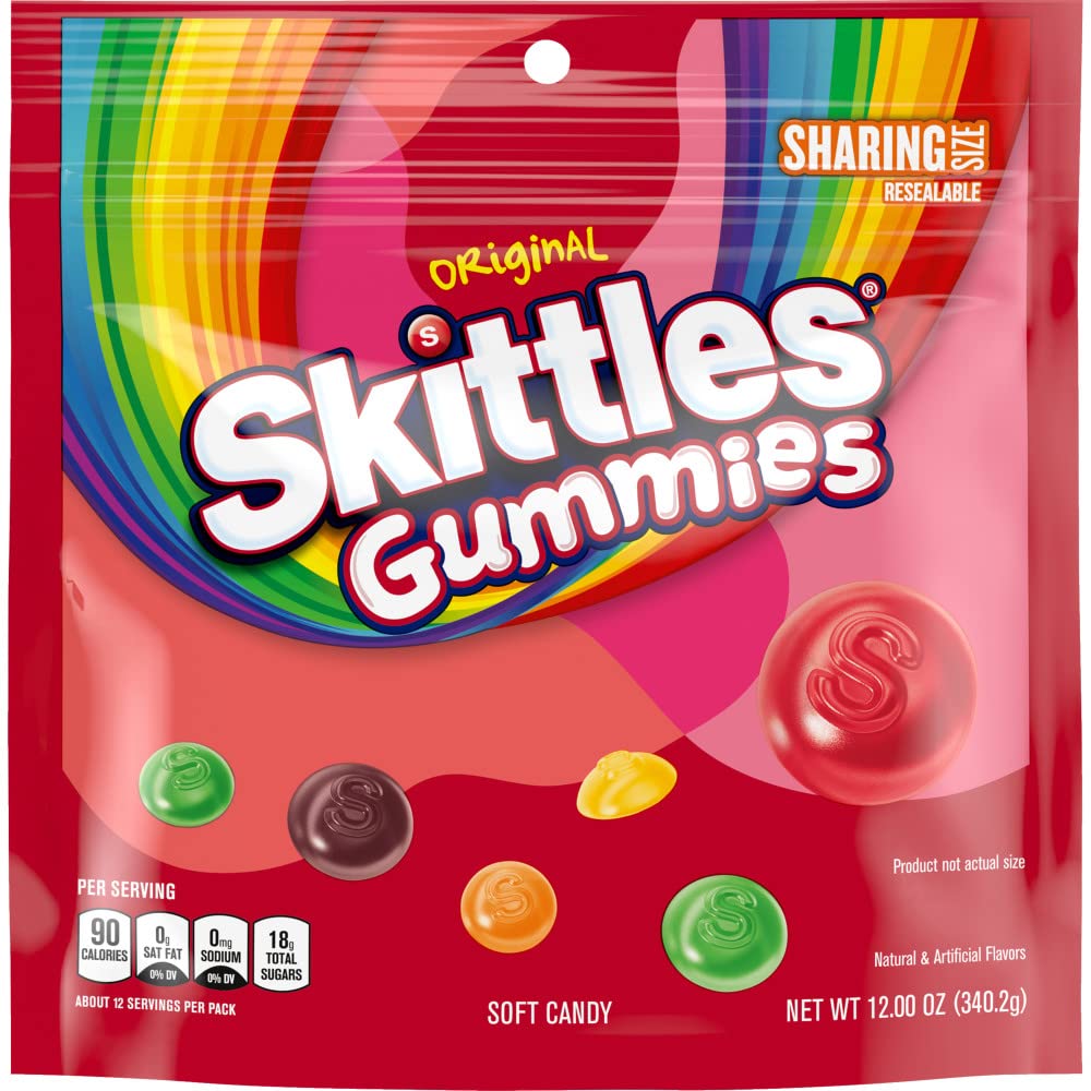 Skittles Gummies Sharing Size- 340.2g / 12 oz