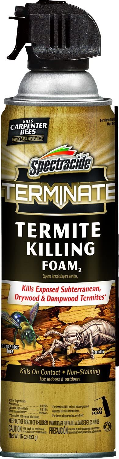 Spectracide Terminate Termite Killing Foam, Drywood and Dampwood Termites On Contact, 16 fl Ounce