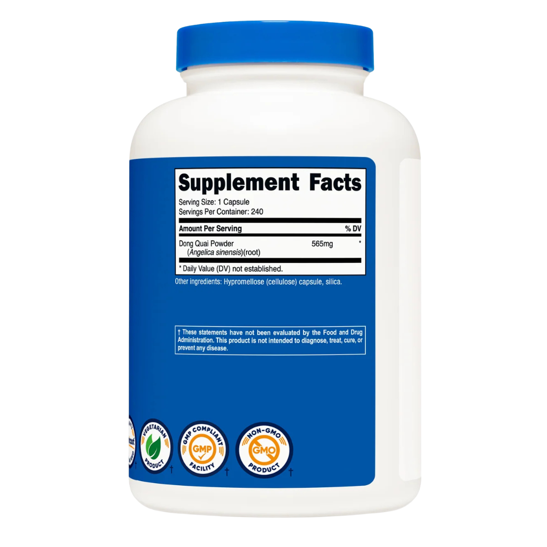 Nutricost Dong Quai 565mg Supplement 240 Capsules