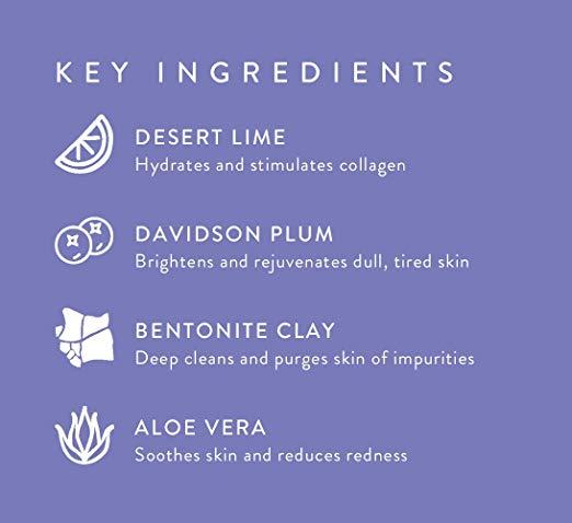 Generation Clay Ultra Violet Brightening Purple Clay Mask, 2.1 oz. / 60g