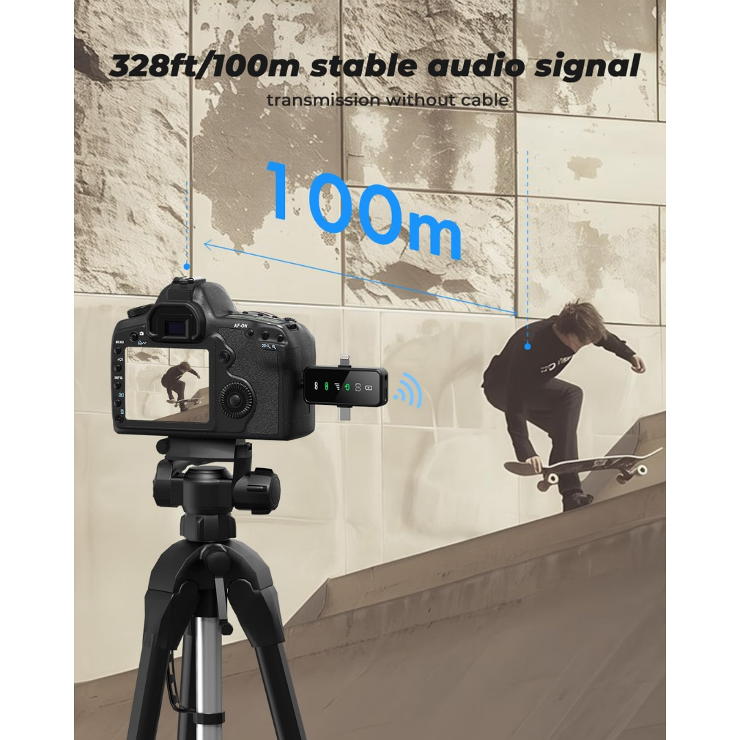Bailixin 3in1 Wireless Mini Microphone