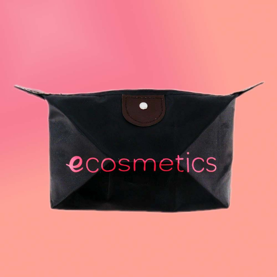 Ecosmetic Black Makeup Bag