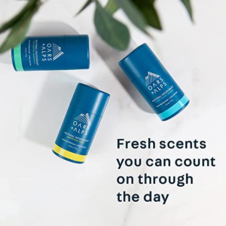 Oars + Alps Deodorant Travel Size For Dermatologist Tested And Made With Clean Ingredients 75g (1 Count)