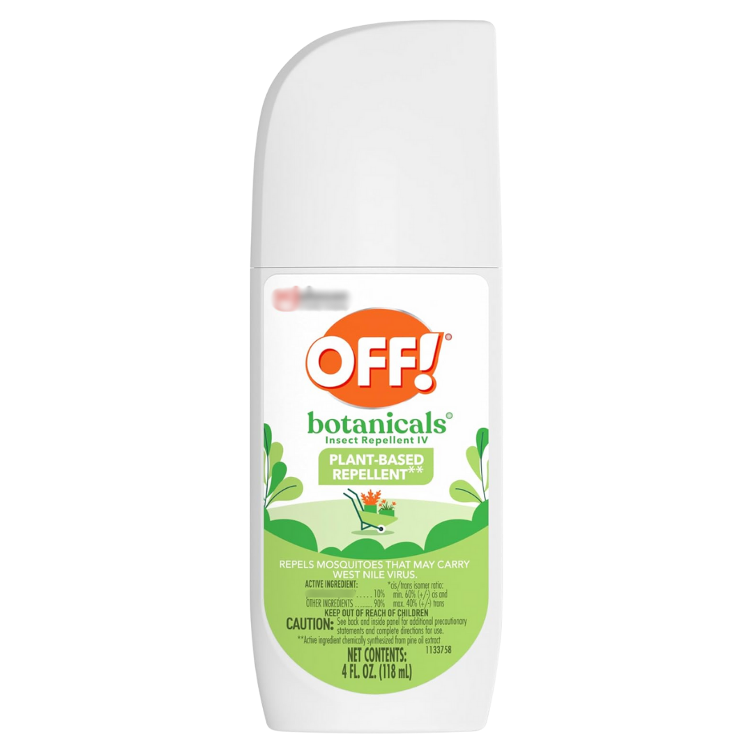 OFF! Botanicals Plant-Based Insect Repellent Spray IV, 4 oz / 118 ml
