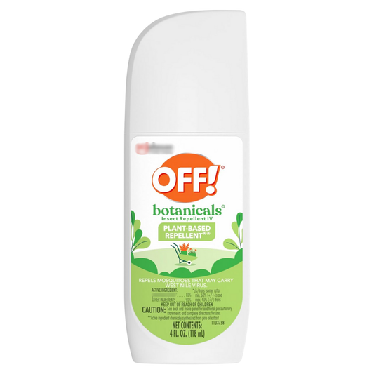 OFF! Botanicals Plant-Based Insect Repellent Spray IV, 4 oz / 118 ml