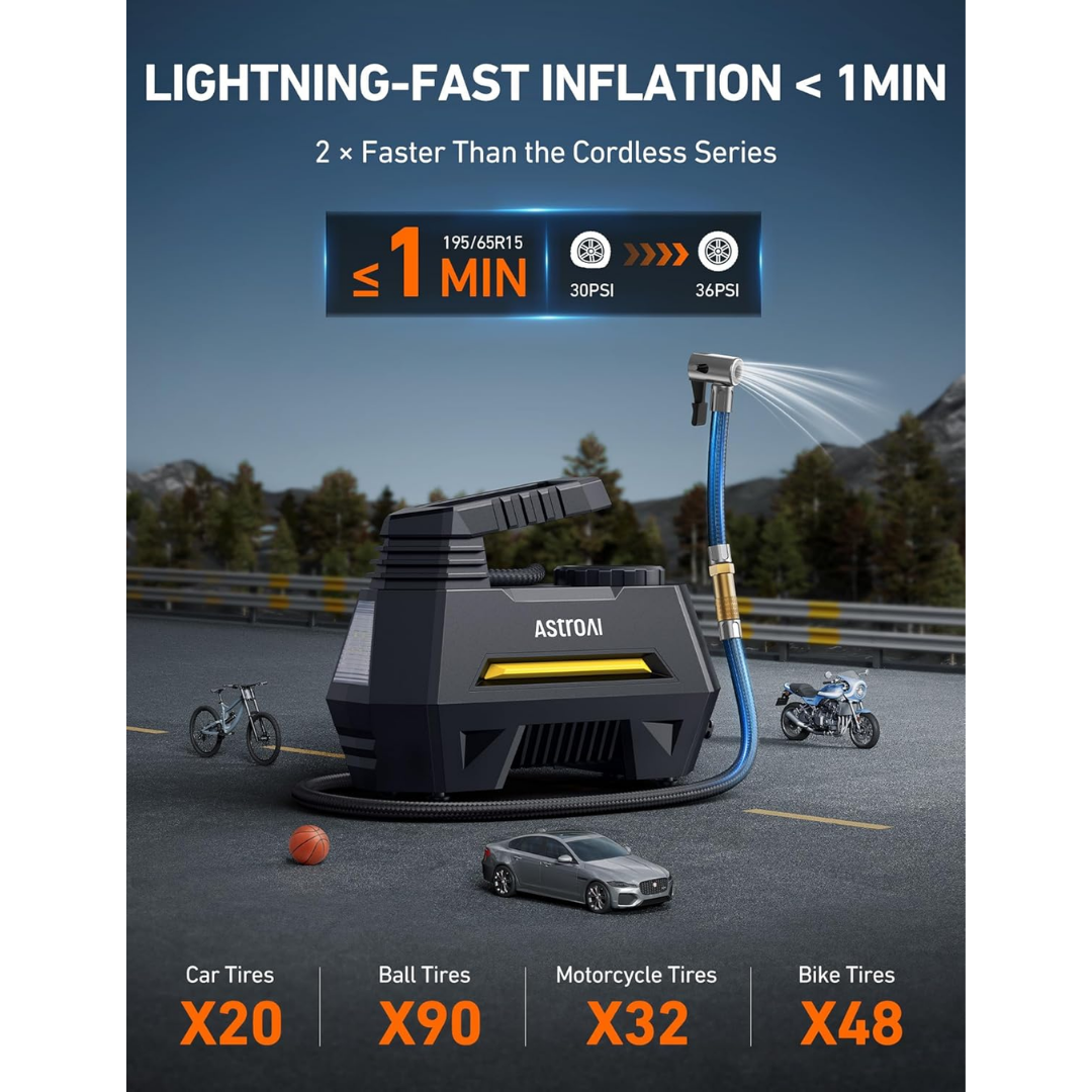 AstroAI CZK-3631 Portable Car Air Pump 12V, 35L / Min