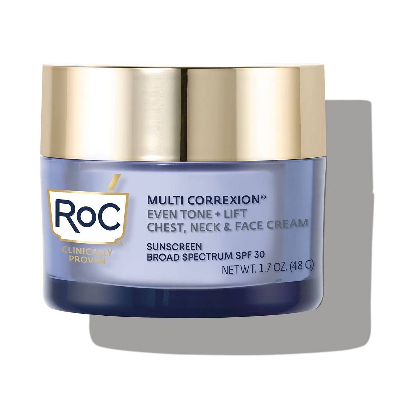 RoC Multi Correxion Even Tone + Lift Chest, Neck & Face Cream with SPF 30, 1.7 oz. / 48g