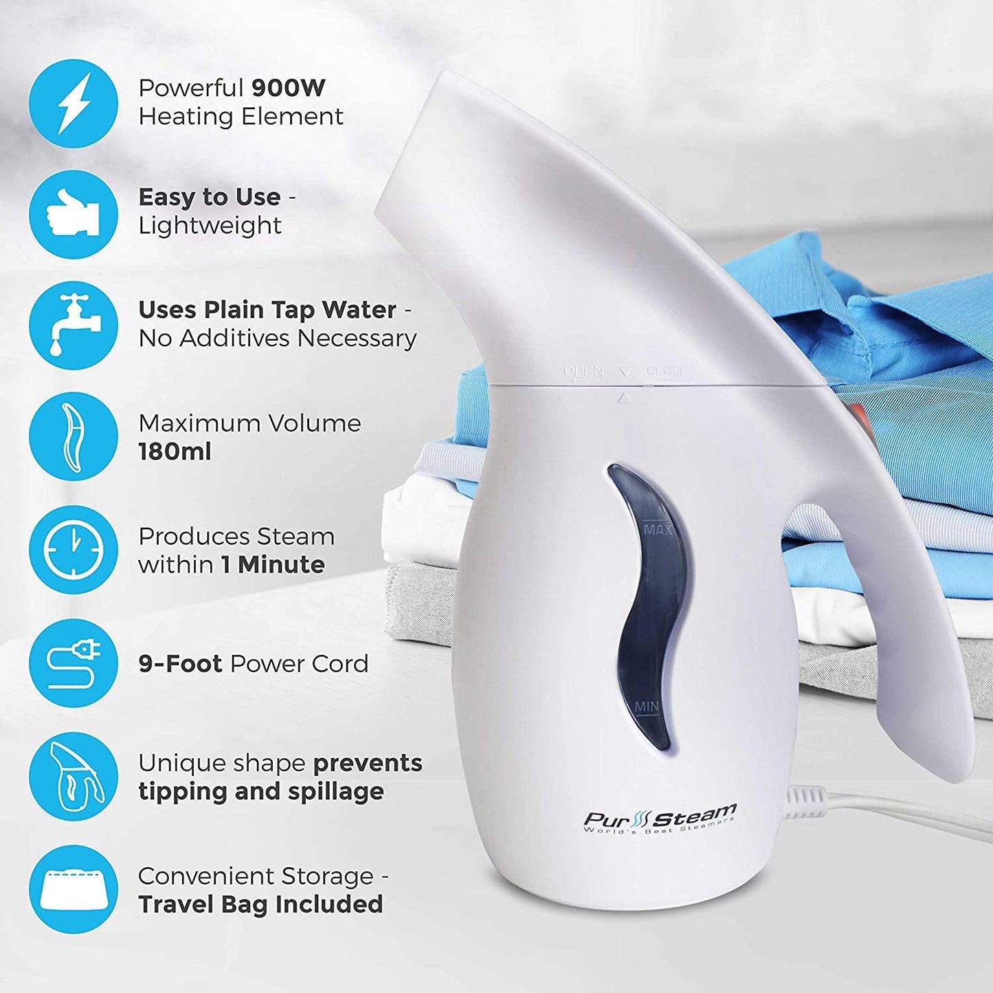 PurSteam Elite Travel Steamer