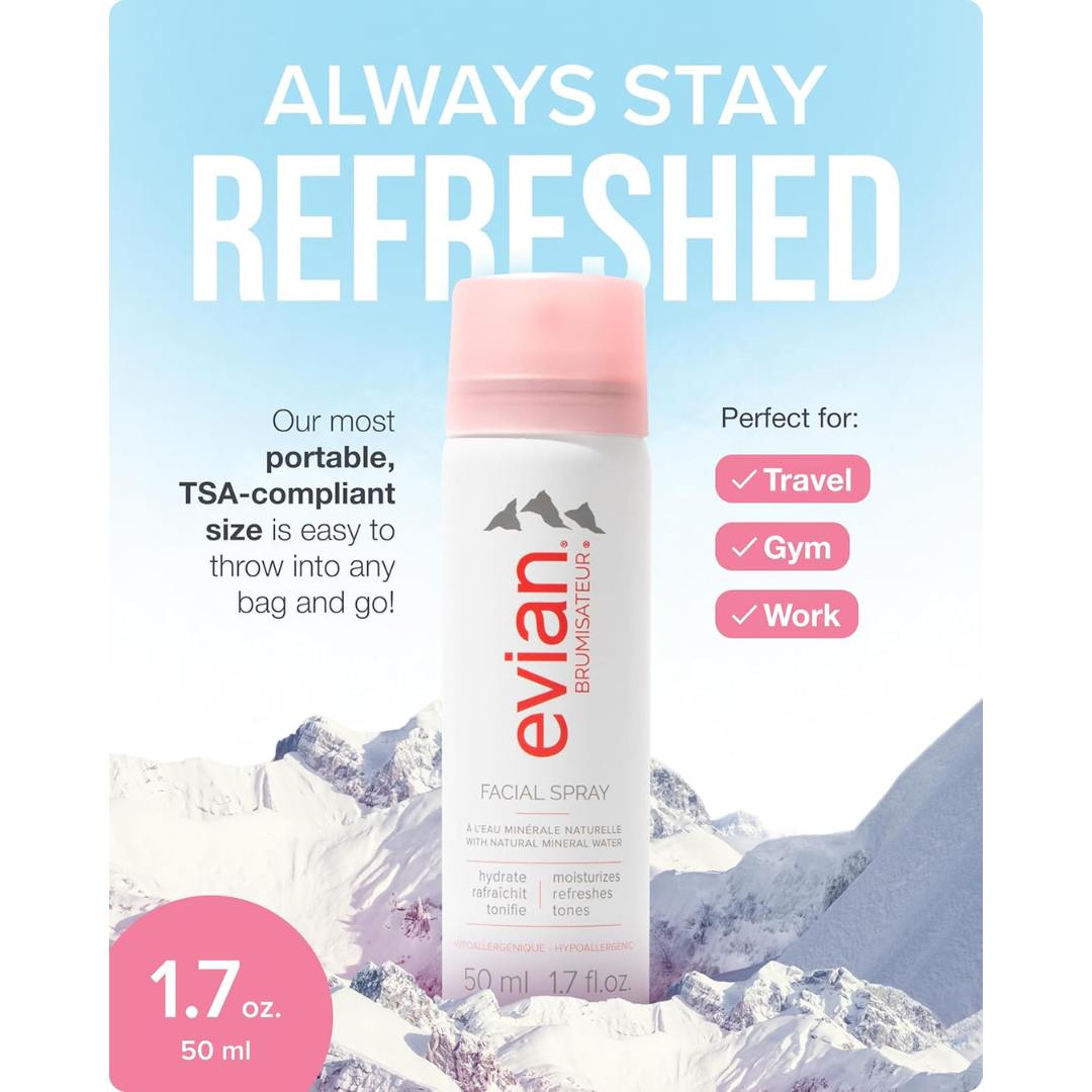 Evian Facial Spray, 50 ml / 1.7 oz