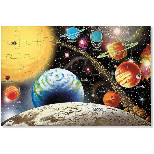 Melissa & Doug - Solar System Floor Puzzle, 48 pieces