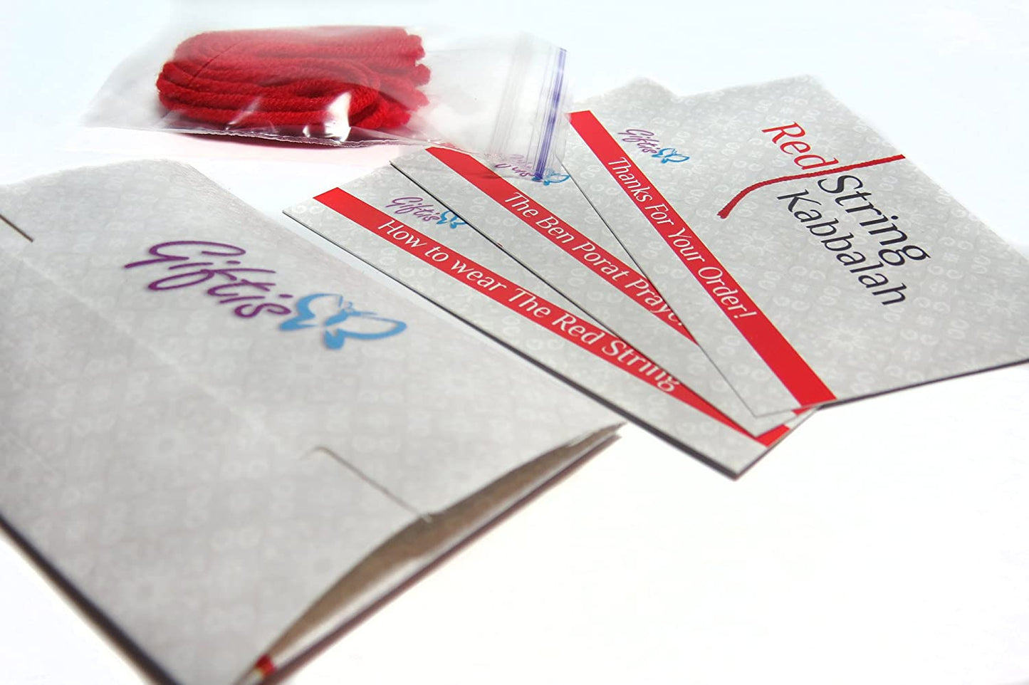 5 Pieces Original Kabbalah Red String Bracelet, 100% Wool, Powerful Protection for You and Your Family Against the Evil Eye from Rachel’s Tomb in Israel