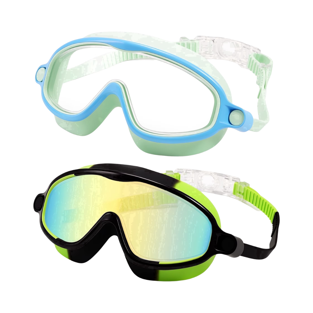 Seago Swim Goggles for Kids, Pack of 2