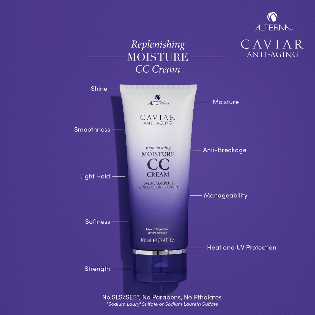 Alterna Caviar Anti-Aging Repleneshing Moisture CC Cream 10 in 1 Correction Leave In - 100ml