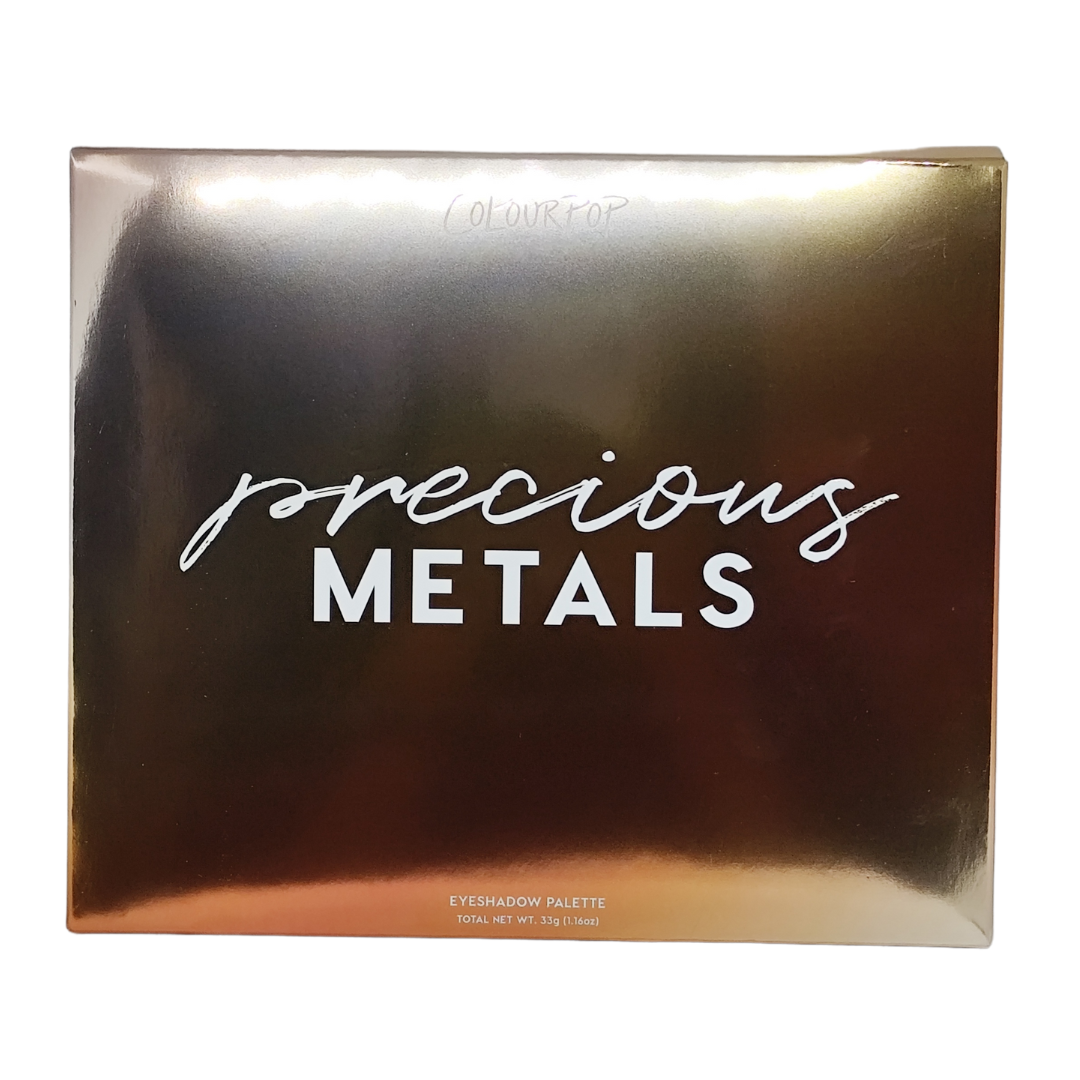 Colourpop Precious Metals Sparkly Neutral Eyeshadow Palette